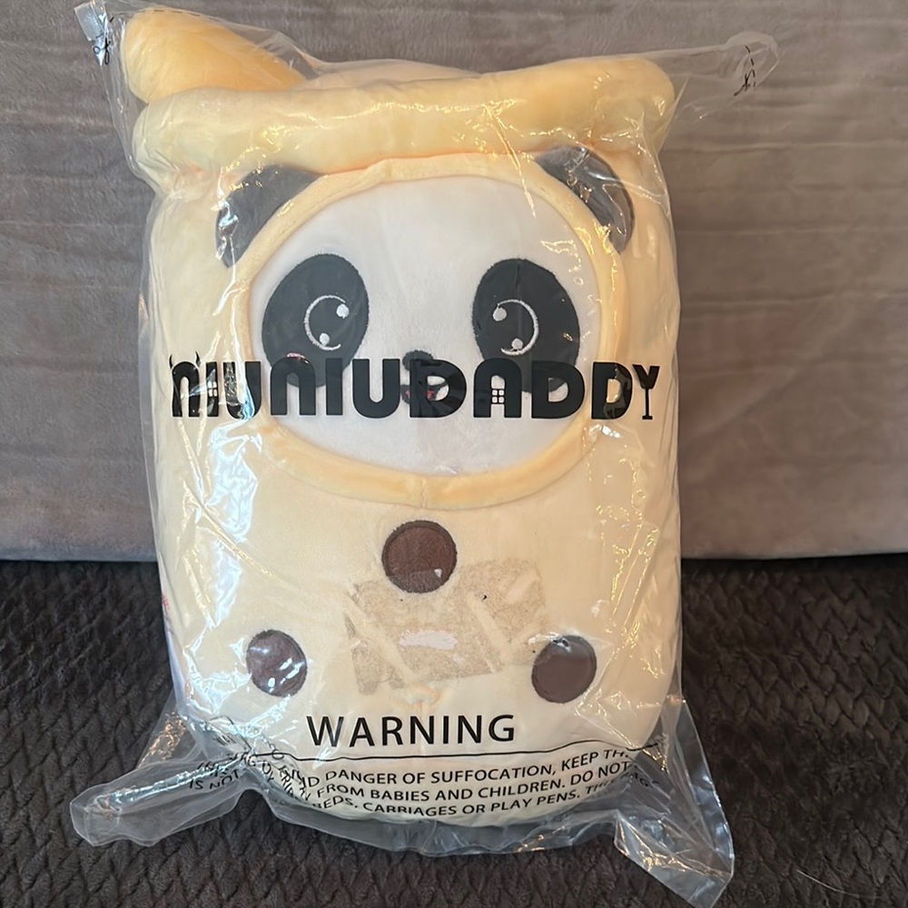 Niuniudaddy boba panda Plush Toy new